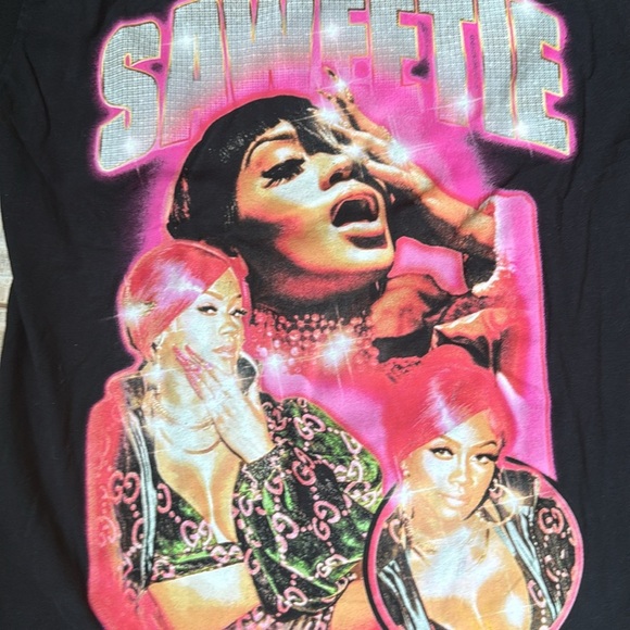 Saweetie Official Rapper Tee - Picture 3 of 6